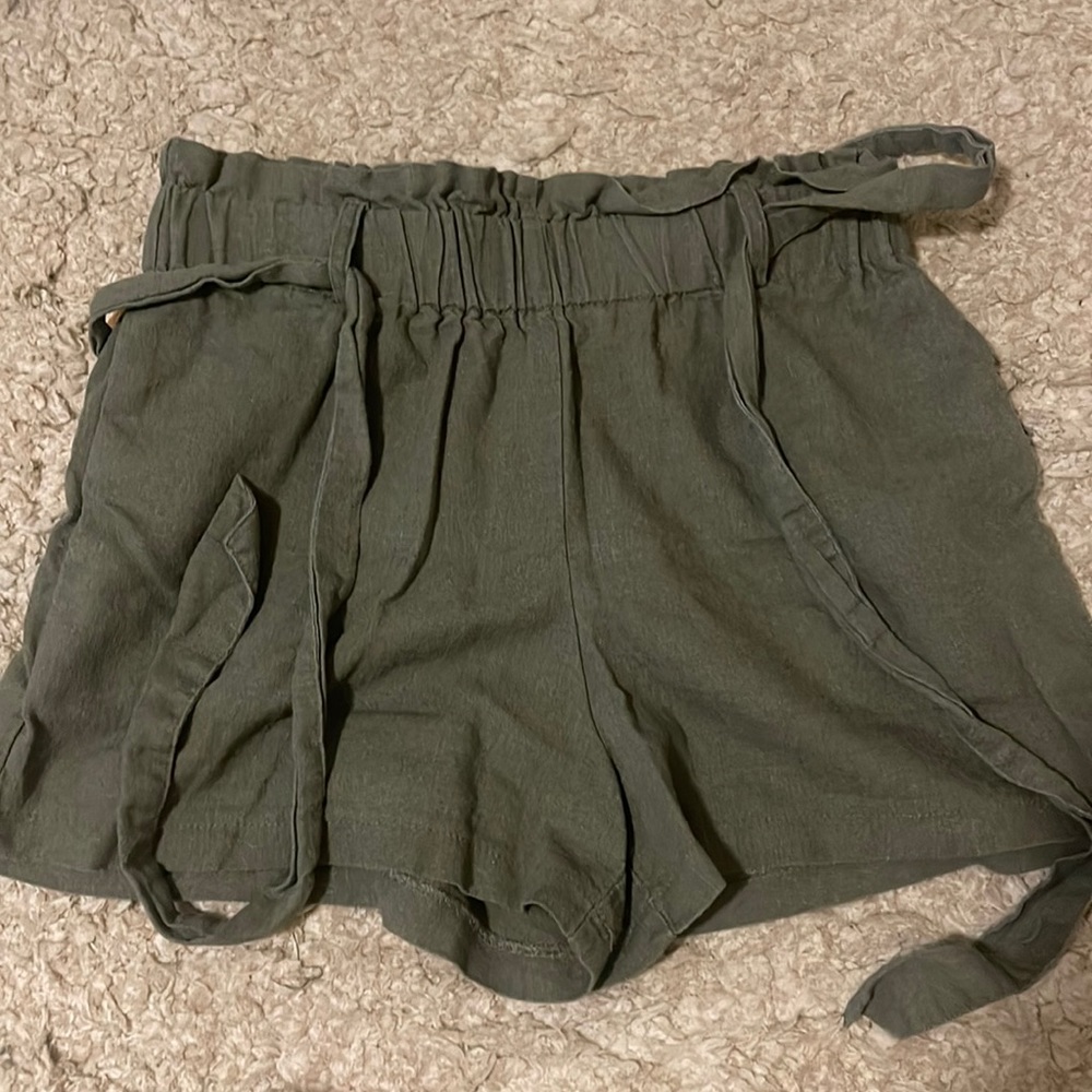 Green shorts
